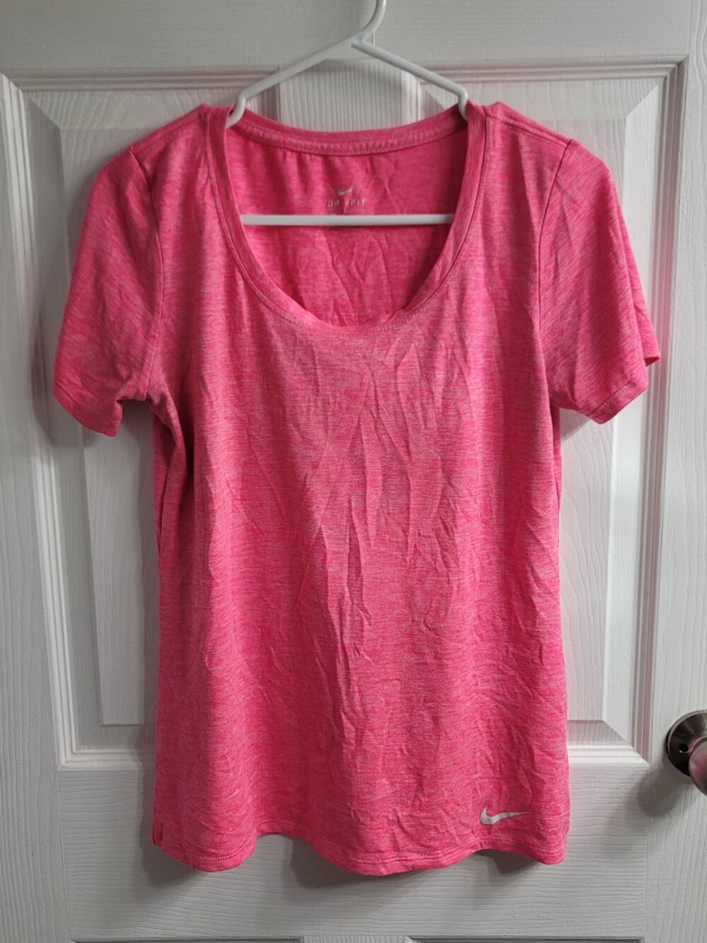 #696 FREE W PURCHASE Pink Nike Short Sleeve Dri Fit Shirt